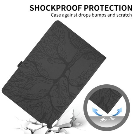 Чохол-книжка Tree Life Embossed Rotation Leather для Xiaomi Redmi Pad SE 8.7 4G - чорний