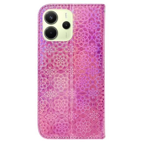 Чехол-книжка Solid Color Colorful на Xiaomi Redmi Note 14 4G 164.84mm - розовый