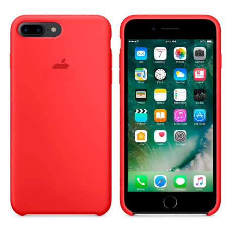 Силиконовый чехол Silicone Case Product Red на iPhone 7 Plus/8 Plus