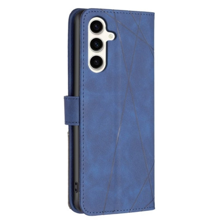 Чехол-книжка Rhombus Texture для Samsung Galaxy S23 FE 5G - синий