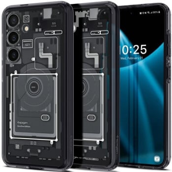 Оригинальный чехол Spigen Ultra Hybrid Zero One для Samsung Galaxy S24 - dark gray