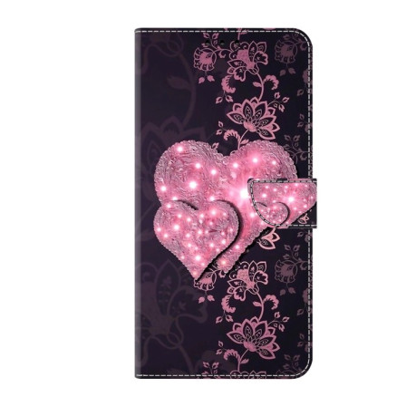 Чехол-книжка Crystal 3D Shockproof Protective Leather для Samsung Galaxy S23 FE 5G - Love