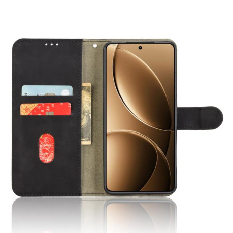 Чехол-книжка Retro Skin Feel Business Magnetic на Xiaomi Poco F7 Pro / F7 Ultra - черный