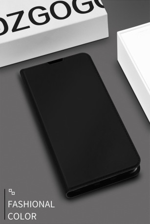Чехол-книжка DZGOGO ISKIN Series Slight Frosted на Samsung Galaxy S10+/G975-черный