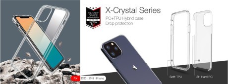 Чохол X-Fitted X-CRYSTAL Full-wrapped Version для iPhone 12 / iPhone 12 Pro-прозорий