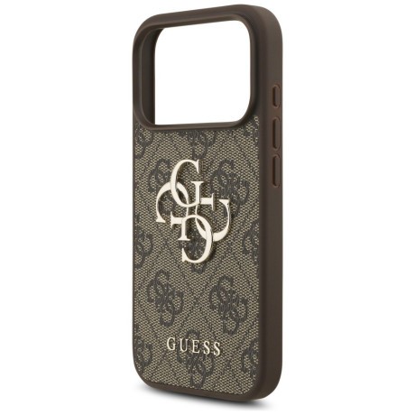 Оригинальный чехол Guess 4G Big Logo на iPhone 17 Pro - Brown