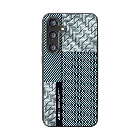 Ультратонкий чехол ABEEL 6D Micro Relief MagSafe Magnetic на Samsung Galaxy S25 5G - Carbon Fiber Blue
