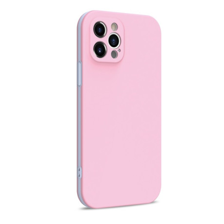 Противоударный чехол Dual-color для iPhone 11 Pro Max - розовый