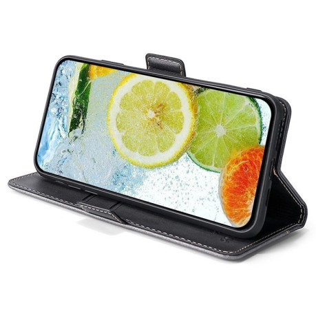 Чохол-книжка Contrast Color для OPPO Reno12 F/12 FS 5G - Black + Grey