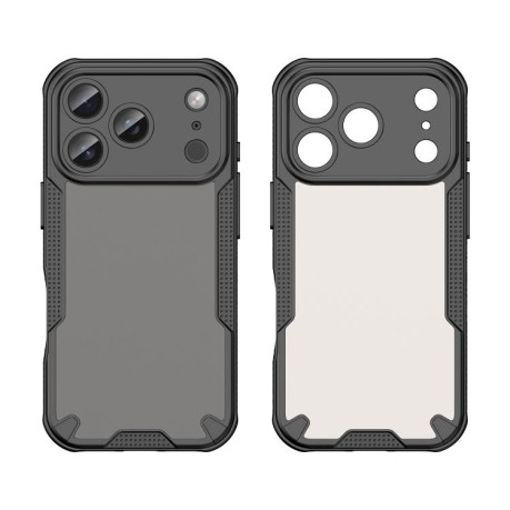 Противоударный чехол Armor Glaze PC Hybrid для iPhone 17 Pro - черный