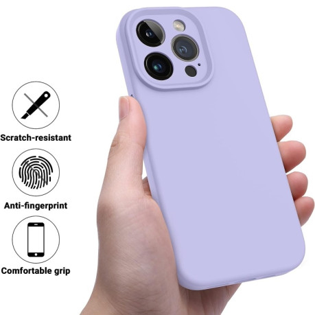 Противоударный чехол LK MagSafe Magnetic Silicone для iPhone 15 Pro Max - фиолетовый