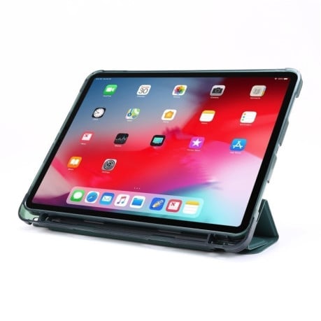 Чехол-книжка Multi-folding для iPad Air 13 (2024)/Pro 12.9 (2022)/Pro 12.9 (2021) - зеленый