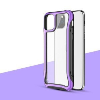 Противоударный чехол 2 в 1 Hybrid Phone Case на iPhone 11 Pro Max - фиолетовый
