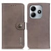 Чехол-книжка KHAZNEH Cowhide Texture на Xiaomi Redmi Note 14 4G 164.48mm - хаки