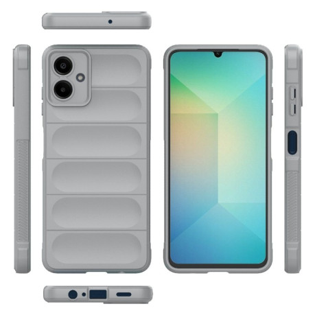 Силиконовый чехол Magic Flannel для Samsung Galaxy A06 4G - серый