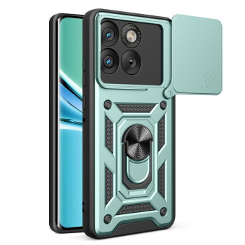 Чохол із шторкою на камеру Sliding Camshield та підставкою на Motorola Edge 70 5G — м'ятний