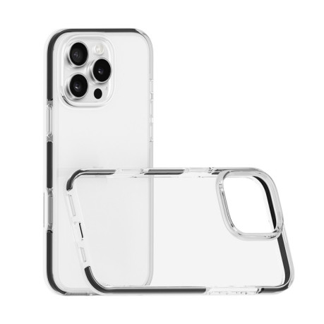 Чохол протиударний Two-color Shockproof для iPhone 16 Pro - чорний