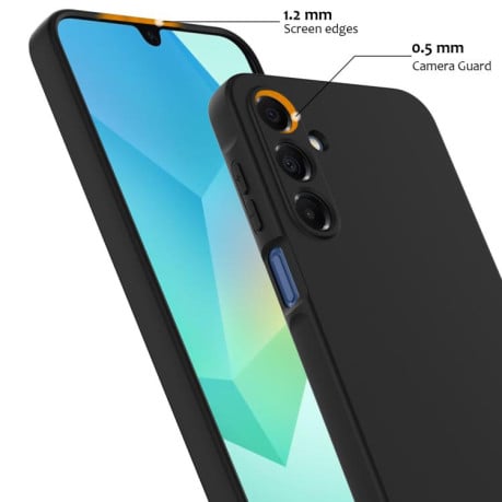 Силіконовий чохол Shockproof Silicone з Magsafe на Samsung Galaxy A17 5G - чорний