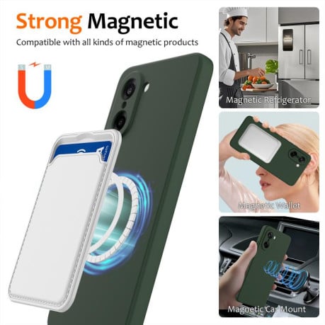 Силіконовий чохол Shockproof Silicone з Magsafe на OnePlus Nord CE5 - зелений