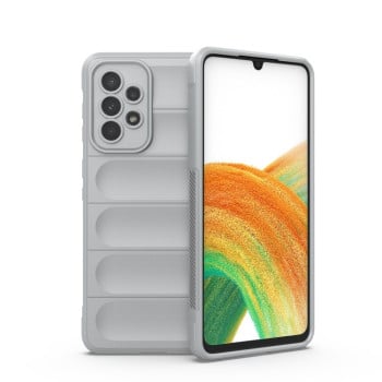 Силіконовий чохол Magic Flannel для Samsung Galaxy A33 5G - сірий