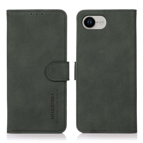 Чохол-книжка KHAZNEH матова фактура на iPhone 16e - зелений