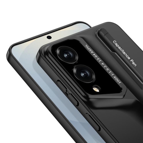 Чехол GKK Blade Ultra-thin Full Coverage with Pen для Samsung Galaxy S25 Edge 5G - золотой