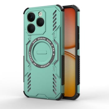 Противоударный чехол Armor Magnetic Ring на Realme 15T 5G Global — светло-зелёный