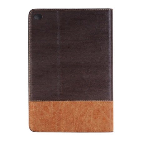 Кожаный Чехол Cross Texture Smart Leather кофейный для iPad mini 4