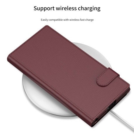 Чохол-книжка GKK Flip Wallet Leather  для Samsung Galaxy S25+ 5G - сірий
