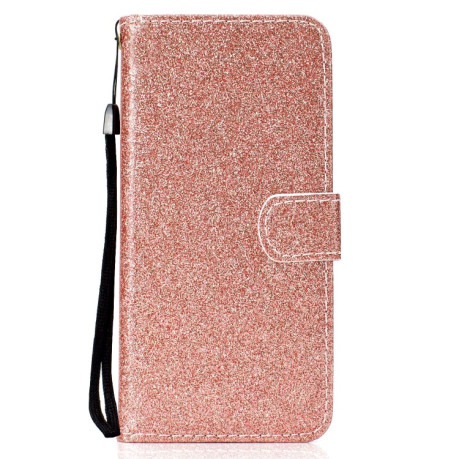 Чохол-книжка Glitter Powder для iPhone 12/12 Pro - рожеве золото