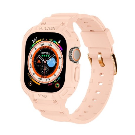 Ремінець JUNSUNMAY для Apple Watch Ultra 49mm - рожевий
