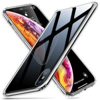 Стеклянный чехол ESR Mimic Series  на iPhone XS Max- черный