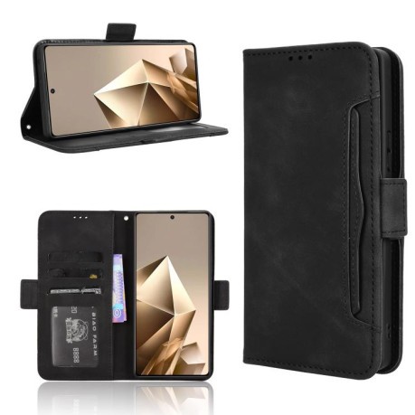 Чохол-книжка Skin Feel Calf на Infinix Note 50 4G / Note 50 Pro 4G - чорний