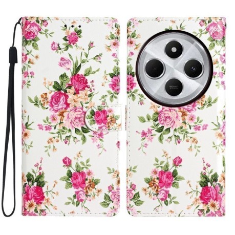 Чохол-книжка Colored Drawing Pattern для Xiaomi Redmi A4 5G - різнокольорові