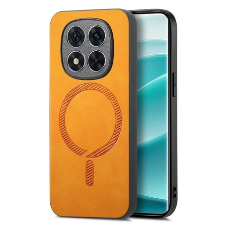 Чохол Solid Color Retro Magsafe для Xiaomi для Xiaomi Redmi Note 14 Pro+ 5G - жовтий