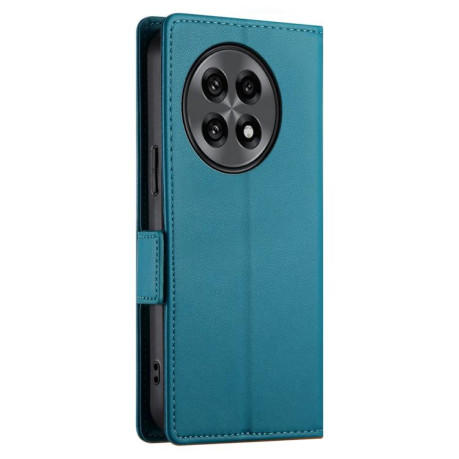 Чехол-книжка Side Buckle Magnetic Frosted Leather для OnePlus 13R/Ace 5/Ace 5 Pro - синий