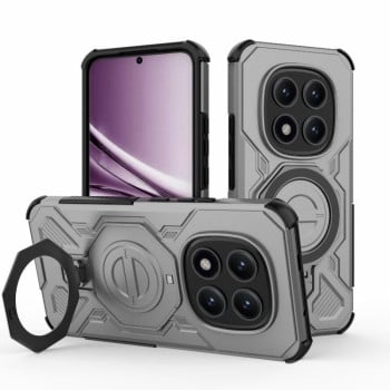 Противоударный чехол J-20 Solid Color MagSafe Magnetic для Poco 8 Pro/Redmi Note 15 Pro+ 5G Global 163.3mm — серый