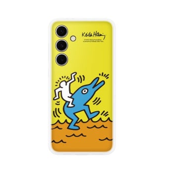 Оригинальный чехол Samsung Silicone Flipsuit Case для Samsung Galaxy S24 FE - yellow( EF-MS721CYEGWW)