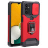 Противоударный чехол Sliding Camera Design для Samsung Galaxy A04s/A13 5G - красный