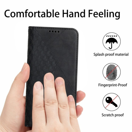 Чохол-книжка Diamond Splicing Skin Feel для Xiaomi 13 - чорний