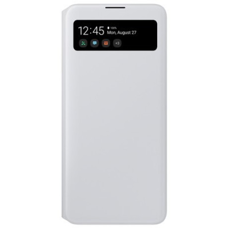 Оригінальний чохол-книжка Samsung S View Wallet Samsung Galaxy A71 white (EF-EA715PWEGEU)