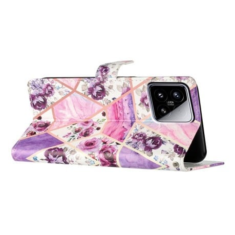 Чехол-книжка Colored Drawing Pattern для Xiaomi 15 - разноцветные