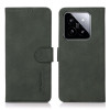 Чехол-книжка KHAZNEH Matte Texture для Xiaomi 14 - зеленый