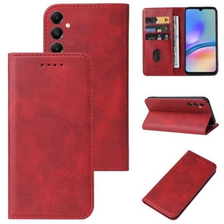 Чехол-книжка Magnetic Closure для Samsung Galaxy A05s - красный