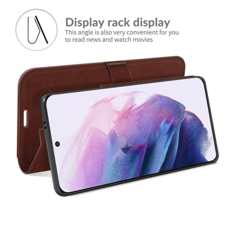 Чохол-книжка Texture Single Samsung Galaxy S22 Plus 5G - коричневий