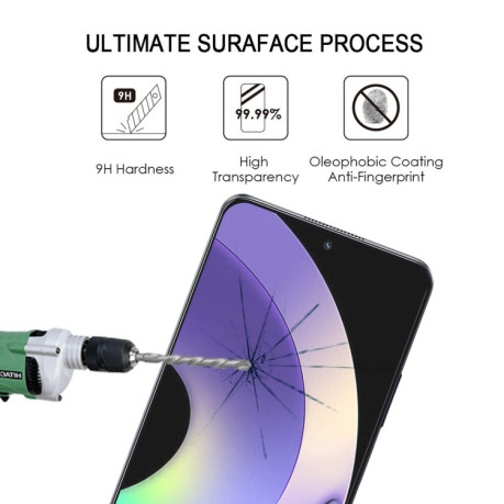 Защитное стекло Full Glue Full Cover для Realme 10 Pro - чорное