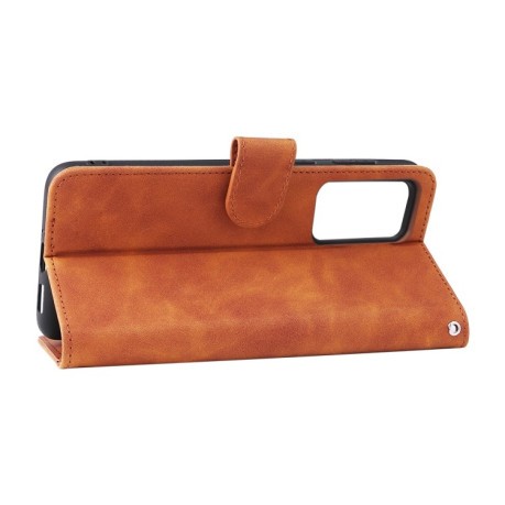 Чохол-книжка Solid Color Skin Feel на Xiaomi 12 Lite - коричневий