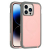 Противоударный чехол Defender Series XT MagSafe Magnetic Shockproof на iPhone 15 Pro Max-розово-серый