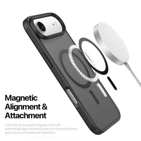 Чохол DUX DUCIS Yind Series із MagSafe гібрид на iPhone Air - чорний