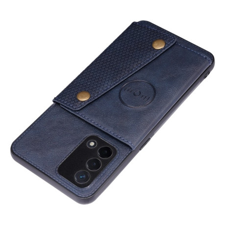 Протиударний чохол Double Buckle для OPPO A74 4G - синій